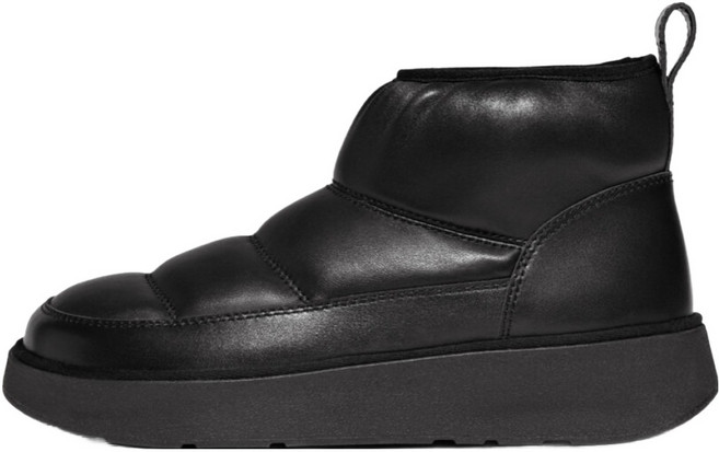 fitflop 女款 Gen FF 鋪棉皮革短靴