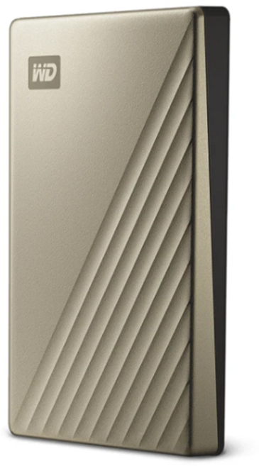 Western Digital 威騰 My Passport Ultra 行動硬碟 WDBFTM0040BGD-WESN 2.5吋 Type-C 1個, 4TB, 金色