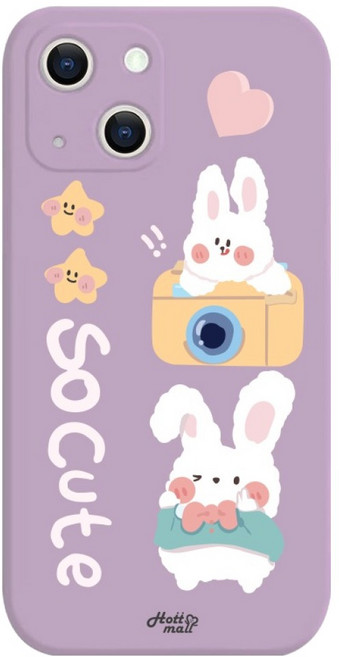 hottmall 兩隻Tosik 兔子手機殼