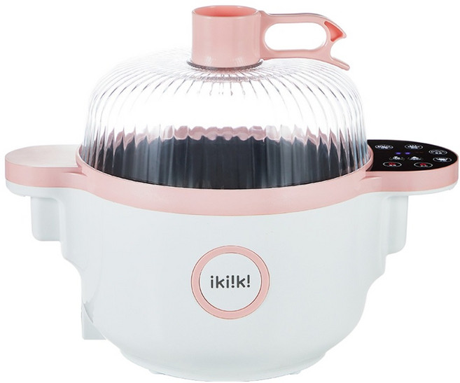 ikiiki 伊崎家電 微電腦多功能自動炒菜機 櫻花粉, IK-MC3701