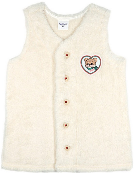 몰리멜리프렌즈 아동용 몽글몽글 곰토리 따뜻 베스트