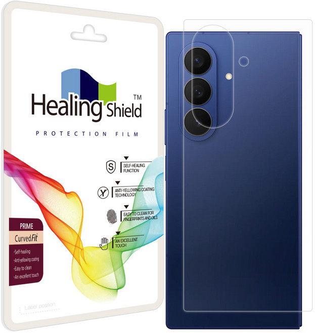 힐링쉴드 프라임 고광택 후면보호필름 1p 세트, 1세트