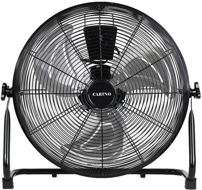 까리노 공업용 데스크 선풍기, CRNF-18FQ, 블랙