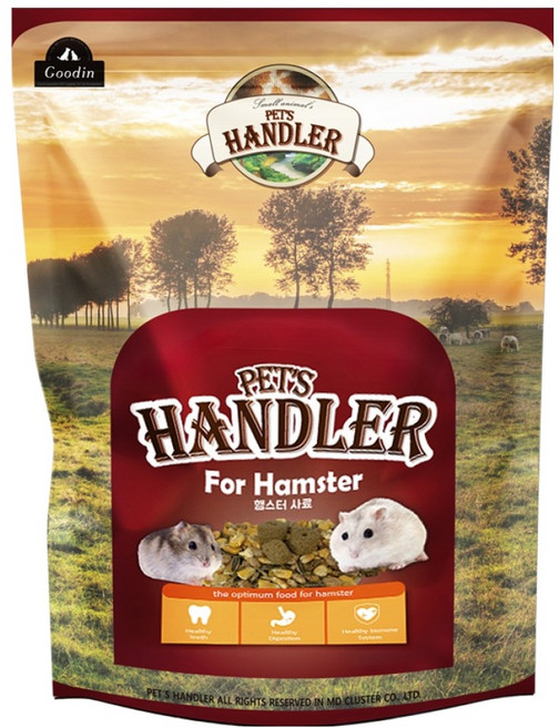 펫츠핸들러 햄스터 사료, 600g, 1개