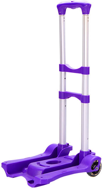 小麥購物 手拉式小推車 紫色 L1251, 1個