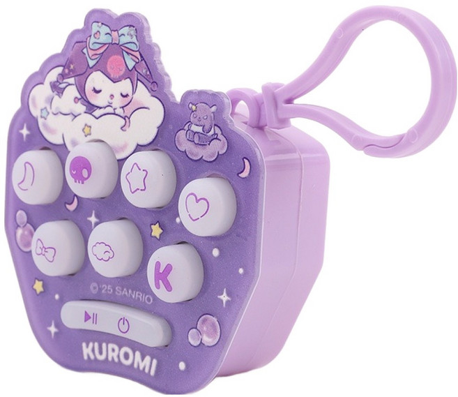 산리오캐릭터즈 푸시팡 게임키링, 쿠로미, 1개