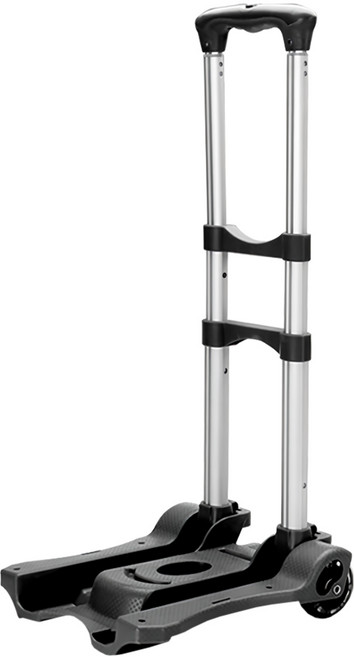 小麥購物 手拉式小推車 黑色 L1251, 1個