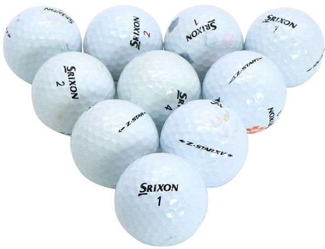 Srixon Unique Epic Z-Star XV混合高爾夫二手球 A級 42.67mm, 10顆, 1顆, 白色