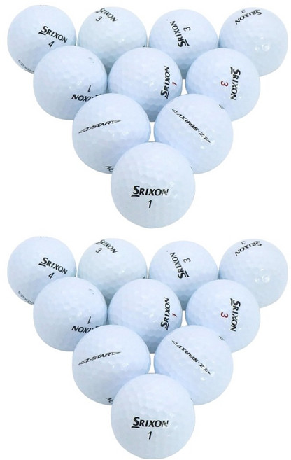 Srixon Unique Epic Z-STAR XV 混合高爾夫球 二手球 特S+級 42.67mm, 20個, 1入, 白色