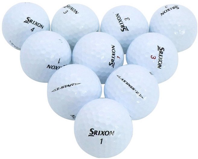 Srixon Unique Epic Z-STAR XV 混合高爾夫球 二手球 特S+級 42.67mm, 10個, 1入, 白色