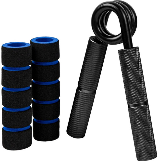 루아즈 메탈그립 악력기 4단계, 블랙, 1개