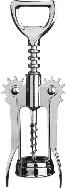 PREMIER HOUSEWARES 羽翼螺旋開酒器, 1個, 銀色
