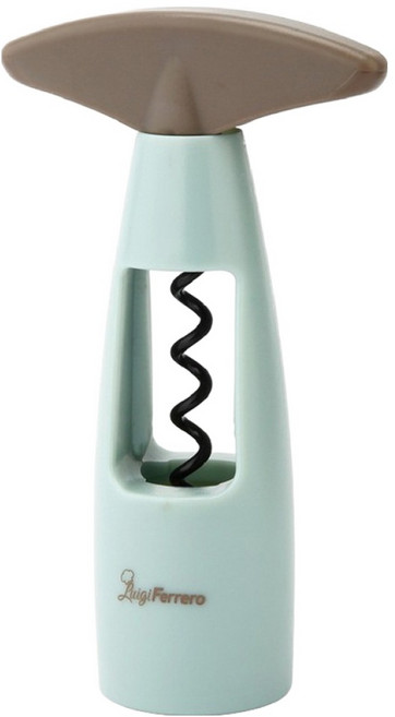 LuigiFerrero Norsk 螺旋開酒器, 1個, 藍色 + 棕色