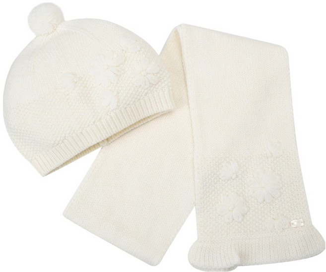 타티네쇼콜라 여아용 GE포피모자세트