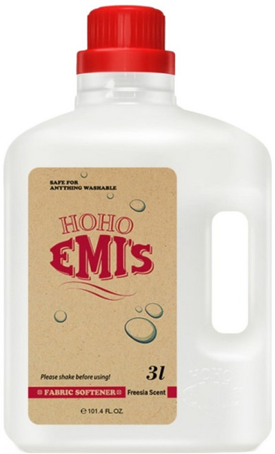 호호에미 아기 섬유유연제 프리지어향 본품, 3L, 1개