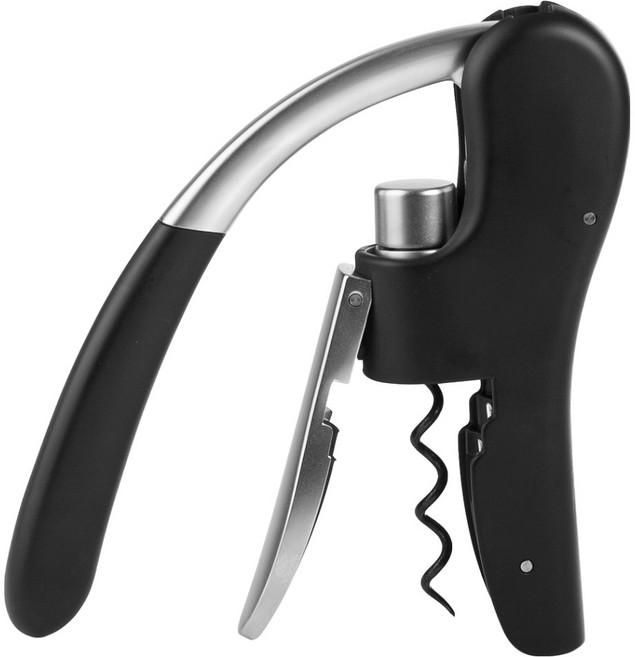 ibili 曲柄螺旋開酒器, 1個, 黑色