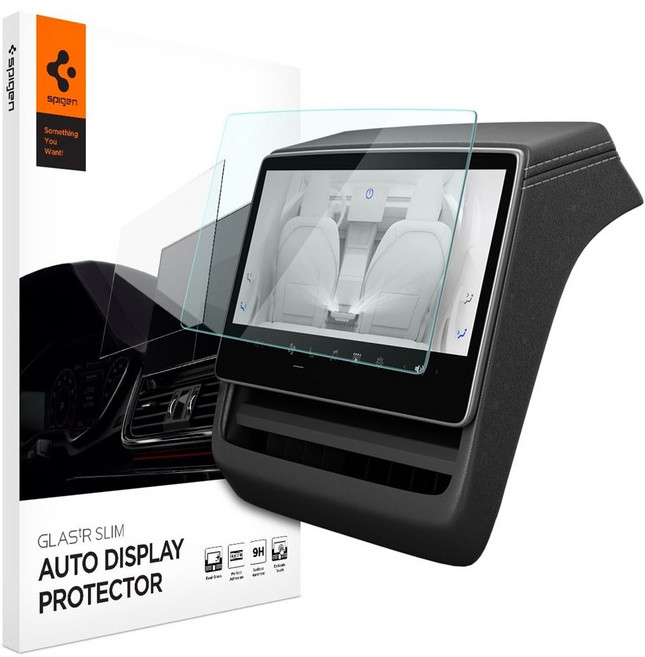 슈피겐 뒷좌석 스크린용 지문방지 무광 강화유리 글라스 tR슬림 AG, AGL07586