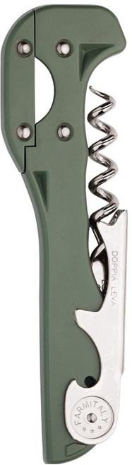 GHIDINI Farmitaly回彈兩段式酒保開酒器, 1個, 綠色