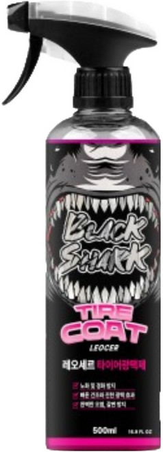 블랙샤크 자동차 타이어 코팅 광택제, 500ml, 1개