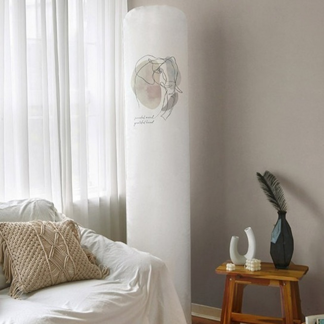 쁘리엘르 엘트 삼중직 스판 에어컨커버 멀티형, 혼합색상