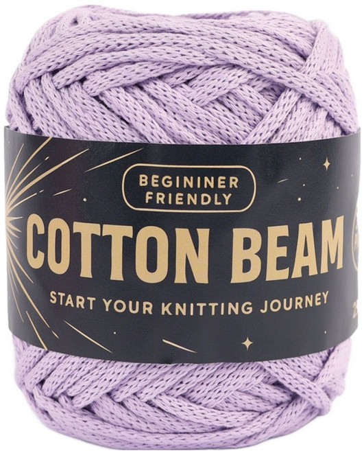 브랜드얀 코튼빔 코튼 굵은실 뜨개실 250g 5mm, 10 라일락, 1개