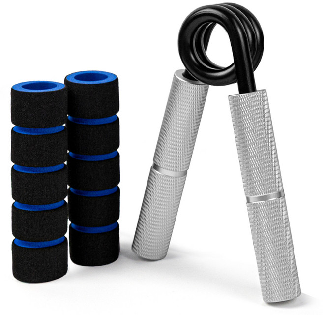 루아즈 메탈그립 악력기 2단계, 실버, 1개