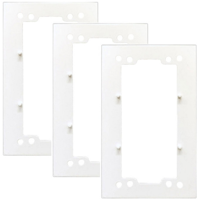 보에담 콘센트 보조대 화이트, 3개