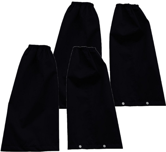 아워웍스 등산 자전거 방수 발토시 레그워머 2p, 블랙, 2개