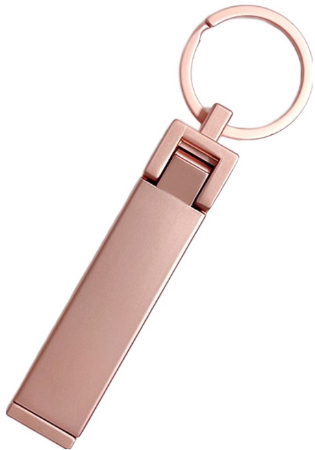 비바베이직 포터링 휴대용 가방걸이, 1개, 로즈 골드