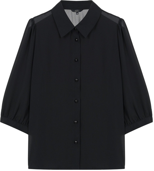 에이비에프지 여성용 시스루 7부 쉬폰 블라우스 AFX3HB33