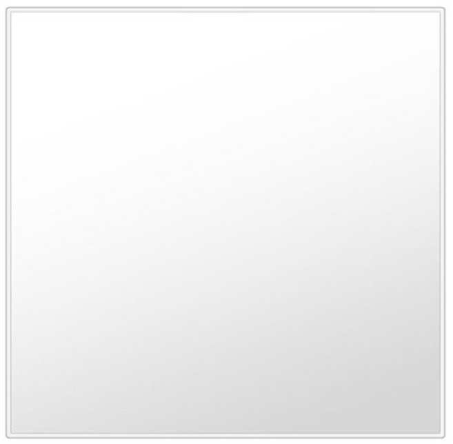 보에담 블랭크 맹커버 플레이트 2개용 스노우화이트, 1개