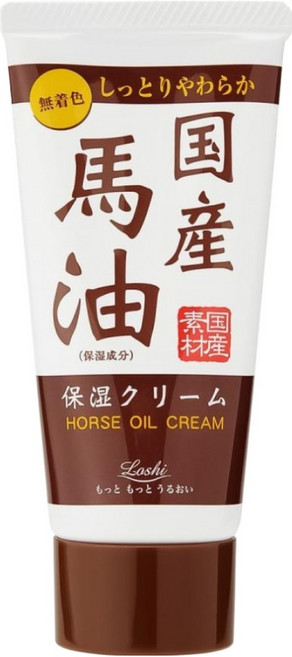 Loshi 樂絲 日本國產馬油極潤護手霜, 1個, 45g