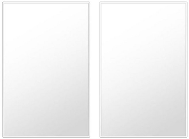 보에담 블랭크 맹커버 플레이트 1개용 스노우화이트, 2개