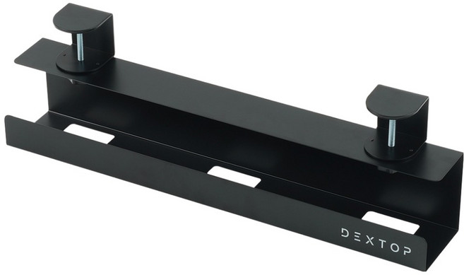 덱스탑 데스크 QUICK 선정리 트레이 MCT-02, 1개, 블랙(MCT-02B)