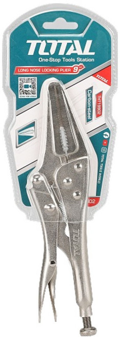 토탈툴스 공구 롱노우즈 락킹플라이어9 230mm THT19902, 1개