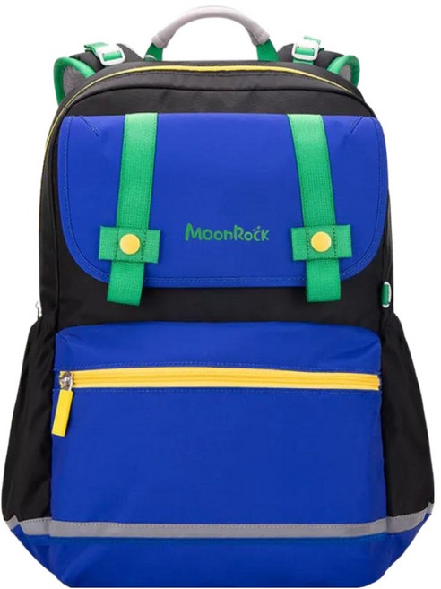 MoonRock 夢樂 2024版 超輕量型護脊書包 SS200 中年級 1個, 藍色