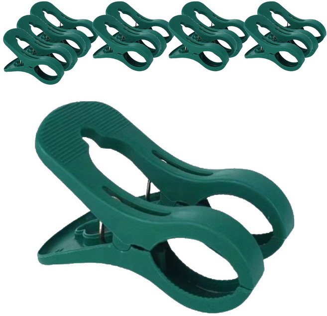위드홈 이중 이불 빨래집게 대형, dark green, 10개