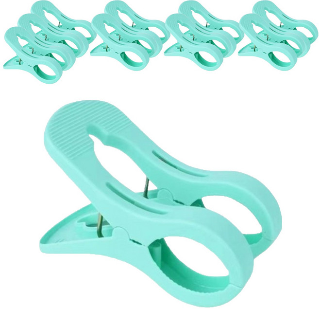 위드홈 이중 이불 빨래집게 대형, mint, 10개