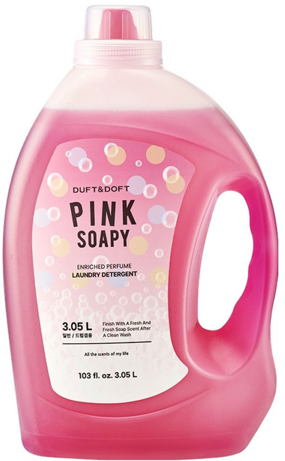 더프트앤도프트 인리치드 퍼퓸 핑크소피 세탁세제, 3.05L, 1개