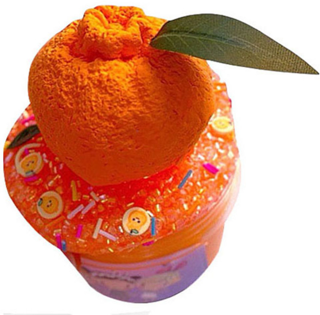 에밀리슬라임 한봉이 샤베트 슬라임, 1개, 250g, 오렌지