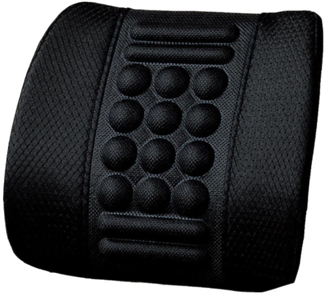 BONFORM COOL MESH 按摩腰墊 B5543-08 BK, 1個, 黑色