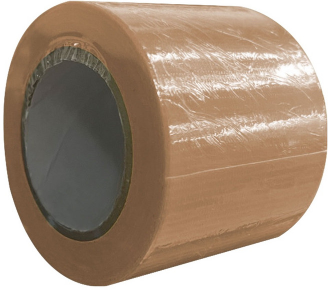 월드크린 고접착 강력 면테이프 50mm x 10m 브라운, 1개