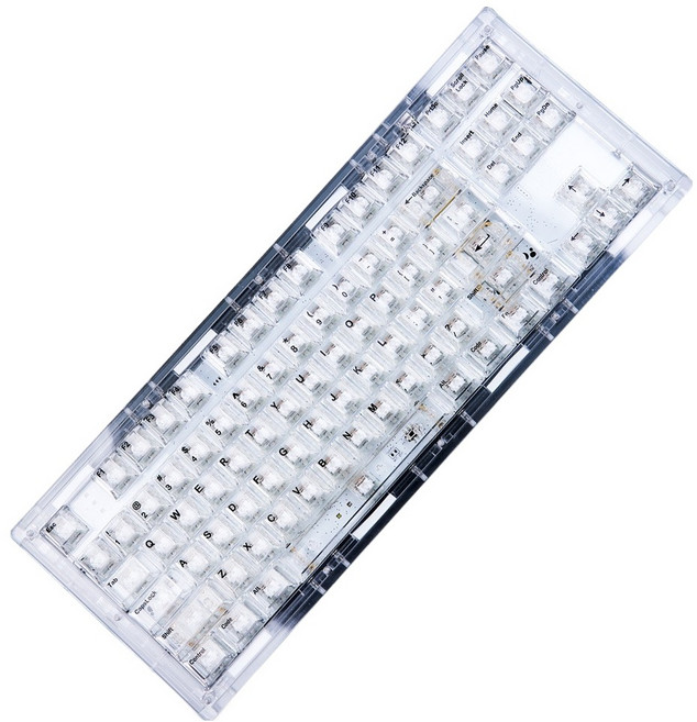 Monstar Gear Crystal 第2代 Cherry 客製化點綴英文透明, 鍵帽, 英文透明, 鍵帽