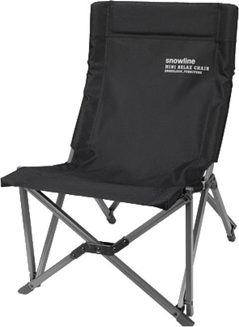 스노우라인 미니 릴렉스 캠핑 체어, 포레스트블랙, 1개
