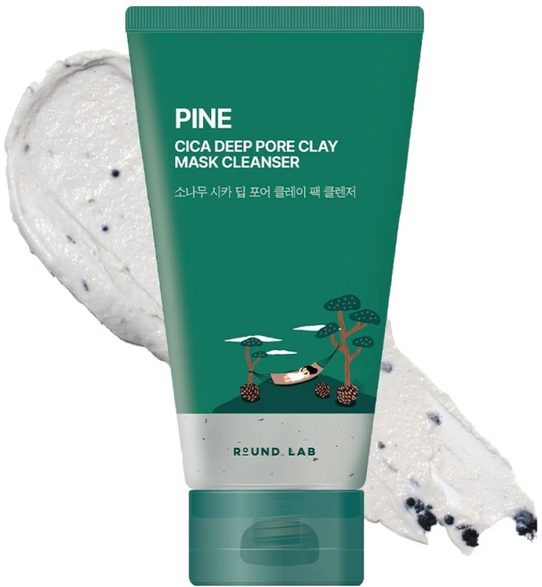 라운드랩 소나무 시카 딥 포어 클레이 팩 클렌저, 1개, 150ml - 쿠팡