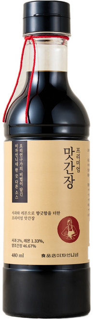 미자언니네 프리미엄 맛간장, 480ml, 1개