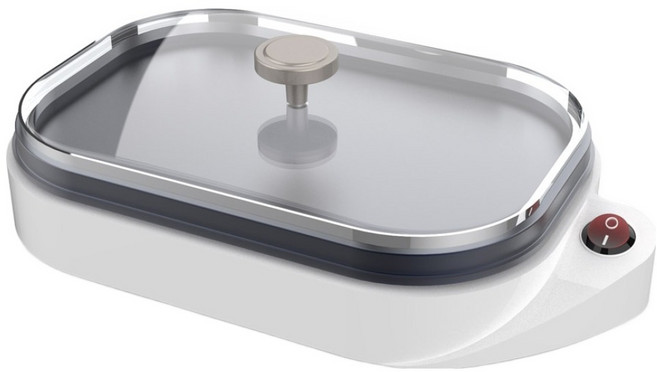 리드홈 가정용 고기 굽는 와이드 2인 미니 전기그릴 + 전용 뚜껑 세트, LH-GR1000K-W