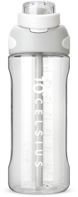 10도씨 트라이탄 투웨이 루틴보틀, 그레이, 750ml, 1개