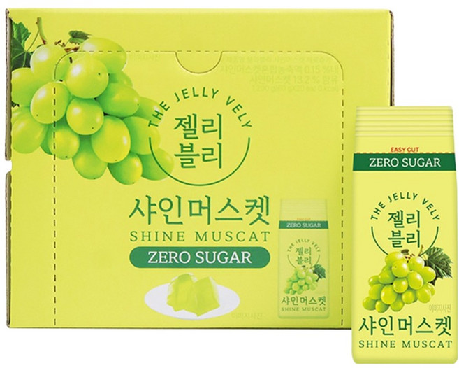 젤리블리 제로슈가 샤인머스켓 20개입, 1.2kg, 1개