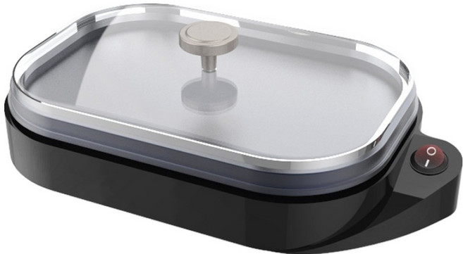 리드홈 가정용 고기 굽는 와이드 2인 미니 전기그릴 + 전용 뚜껑 세트, LH-GR1000K-B